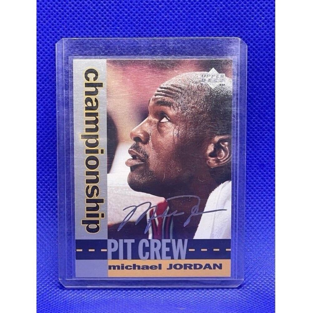 Michael Jordan Championship Pit Crew Silver Signature